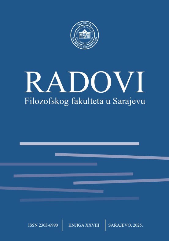 					View No. 28 (2025): Journal of the Faculty of Philosophy in Sarajevo / Radovi Filozofskog fakulteta u Sarajevu
				